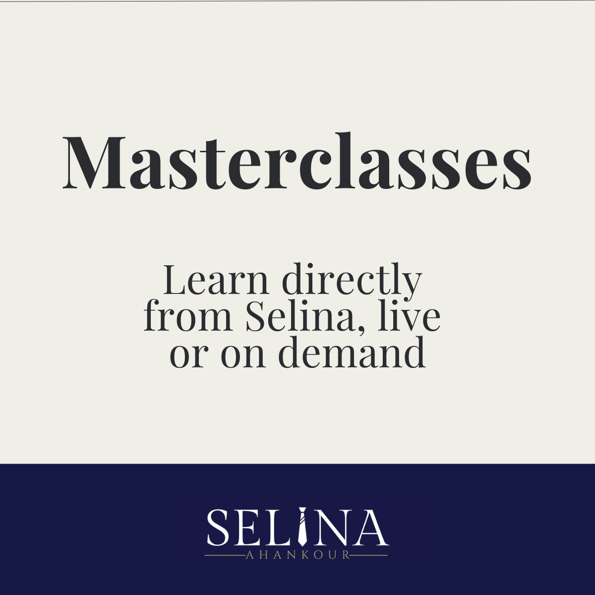 Masterclasses